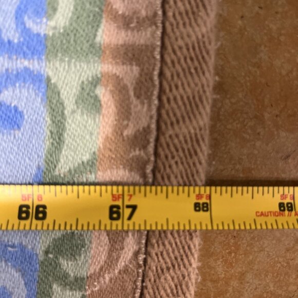 Vintage Jay Franco Beach Towel Reversible Island Palm Tree 69” Egyptian Cotton - Picture 5 of 6